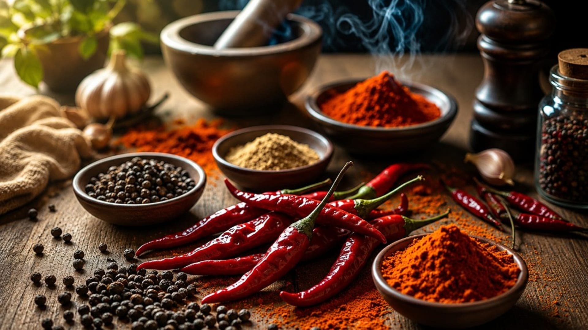 Her Heritage Spices kitchen